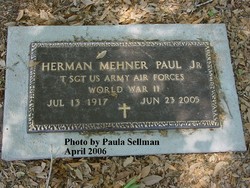 Herman Mehner “Pete” Paul Jr.