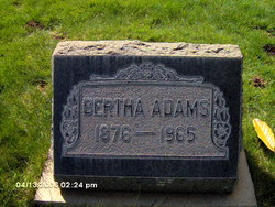 Bertha Centennial <I>Bise</I> Adams 