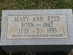 Mary Ann <I>Boyd</I> Reid 