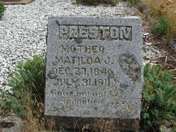 Matilda Jane <I>Darling</I> Preston 