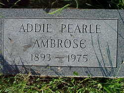 Addie Pearl Ambrose 