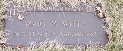 Mary Margeret “Marge” <I>Butts</I> Myers 