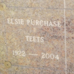 Elsie <I>Purchase</I> Teets 