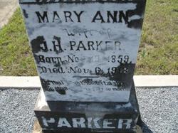Mary Ann “Molly” <I>Burt</I> Parker 