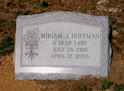 Miriam Janet <I>Hilts</I> Hoffman 