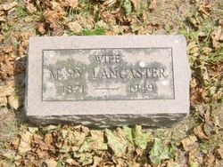 Mary <I>Lambertson</I> Lancaster 