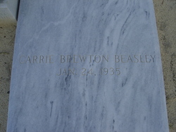 Carrie <I>Brewton</I> Beasley 