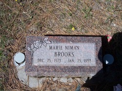 Marie <I>Niman</I> Brooks 