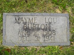 Mayme Lou <I>Corns</I> Burton 