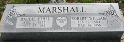Maudie Ethel <I>Marrs</I> Marshall 