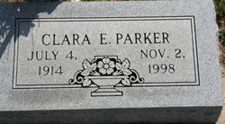 Clara Elizabeth <I>Bruce</I> Parker 