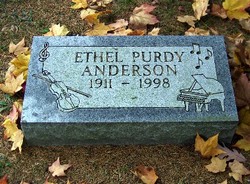 Ethel Maude <I>Purdy</I> Anderson 