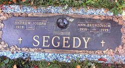 Ann <I>Brenzovich</I> Segedy 