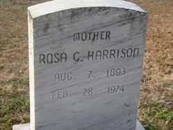 Rosa “Mamie” <I>Cowan</I> Harrison 