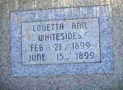Louetta Ann Whitesides 