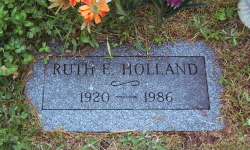 Ruth Elizabeth <I>Argent</I> Holland 