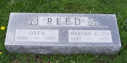 Martha Ellen <I>Davis</I> Reed 