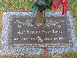 Mary Marcelle <I>Berry</I> Tapley 