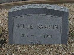 Mary Jane “Mollie” <I>Cooper</I> Barron 
