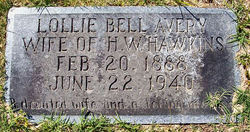 Lollie Bell <I>Avery</I> Hawkins 