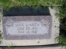 Sadie Vada <I>Shaw</I> Hatch 