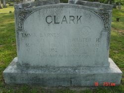 Emma <I>Barnes</I> Clark 