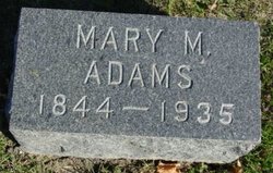 Mary M <I>Haner</I> Adams 