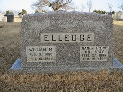 Nancy Irene <I>Holliday</I> Elledge 