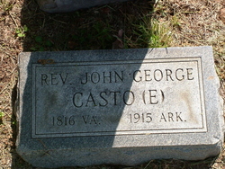 Rev John George <I>Goucher</I> Castoe 