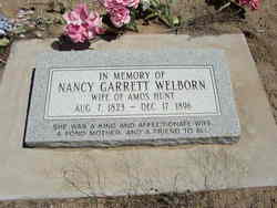 Nancy Garrett <I>Welborn</I> Hunt 