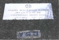 Pvt Samuel Blackwood Hanna 