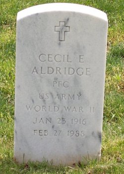 Cecil Eugene Aldridge 