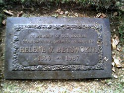 Helene Vilma <I>Lazarony</I> Betsworth 