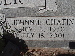 Johnnie <I>Chafin</I> Spencer 