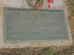 Sallie Mae <I>McDonald</I> Babb 
