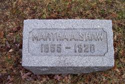Martha A <I>Allen</I> Shaw 