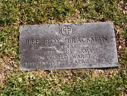 Lee Roy Brackman 