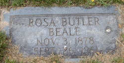 Rosa Butler <I>Butler</I> Beale 