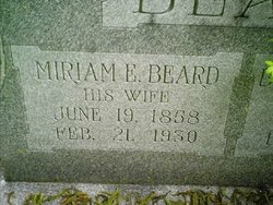 Miriam Elizabeth <I>French</I> Beard 