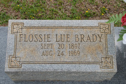 Flossie Lue <I>Slayton</I> Brady 