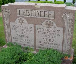 Vera <I>Lubow</I> Lebedeff 