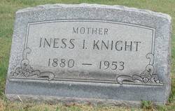 Iness Ione <I>Huffman</I> Knight 
