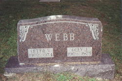Lettie V <I>Clay</I> Webb 