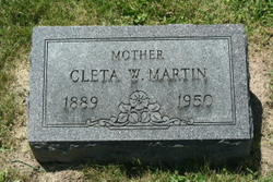 Cleta Waunita <I>Barker</I> Martin 
