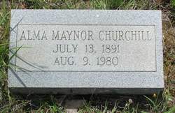 Alma <I>Maynor</I> Churchill 
