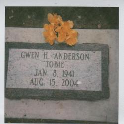 Gwen Arlene <I>Hill</I> Anderson 