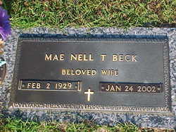 Mae Nell <I>Thompson</I> Beck 