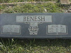 Irene Mattie <I>Dennis</I> Benesh 