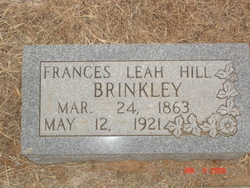 Frances Leah <I>Hill</I> Brinkley 