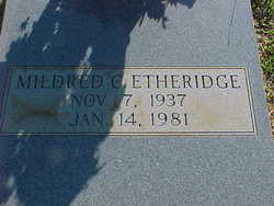 Mildred <I>Crawford</I> Etheridge 